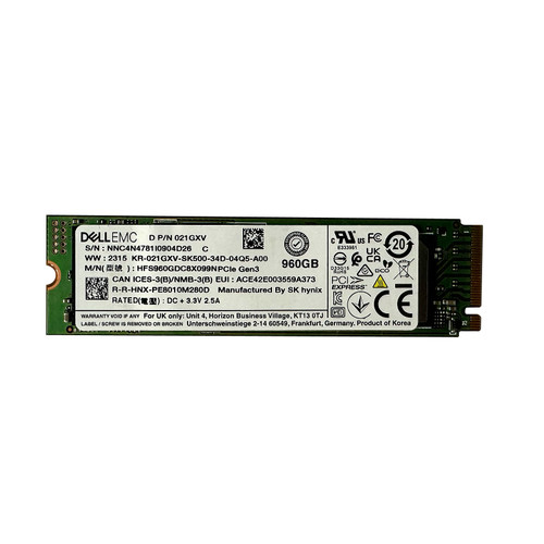 Dell 21GXV 960GB NVMe M.2 Gen4 SSD HFS960GDC8X099N