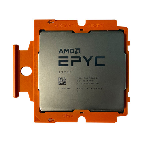 AMD 100-000000792 EPYC 9374F 32C 3.85Ghz 256MB Processor *Dell Locked