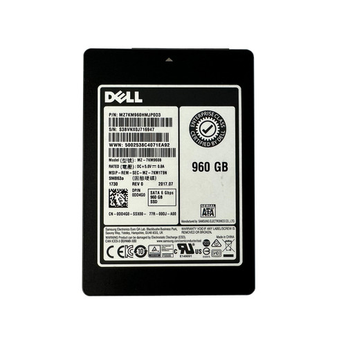 Dell DD4G0 960GB SATA 6GBPS RI 2.5" SSD MZ-7KM960B