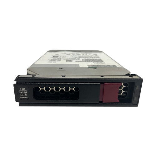 HPe 882398-001 12TB SAS 3.5 512e DS LFF SC Hot Plug HDD 881781-B21