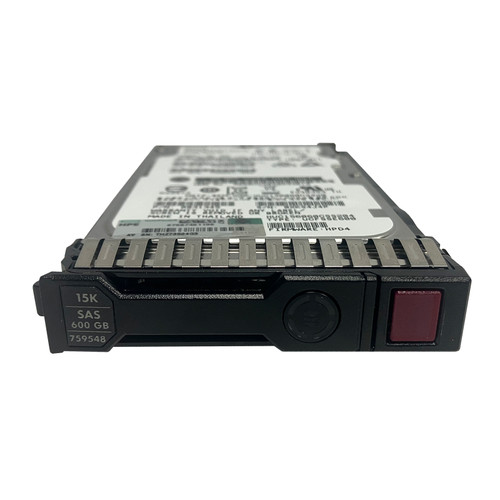 HPE 759548-001 600GB SAS 15K 12GBPS 2.5" Hot Plug  759212-B21 758385-003