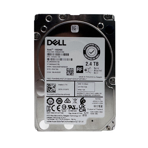 Dell F9NWJ | AL15SEB24EQY | HDEBL40DAB51 - Serverworlds