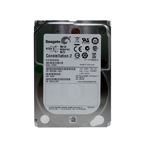 Seagate ST91000640SS 1TB SAS 7.2K 6GBPS 2.5" Drive 9RZ268-004