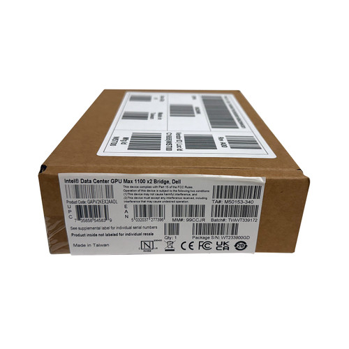 Dell N20WK Intel Data Center GPU Max 1100 x 2 Bridge Adapter