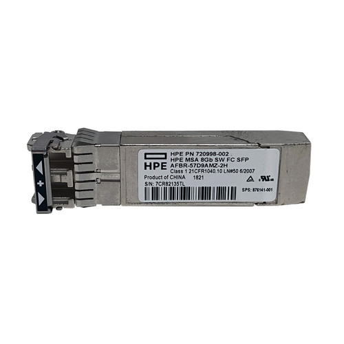 HP 720999-001 MSA 2040 16GB SW FIBRE CHANNEL SFP+ TRANSCEIVER