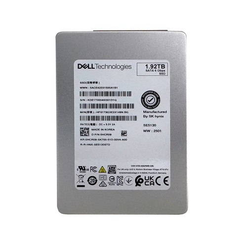 Dell HCR09 1.92TB 6GB SATA Mix Use 2.5" SSD HFS1T9G3E2X149N