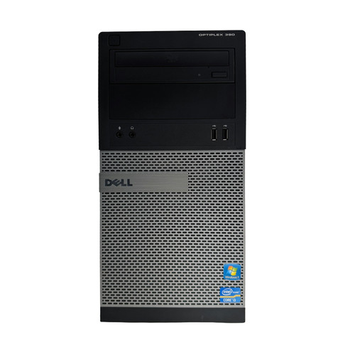 Refurbished OptiPlex 390 Tower, I3-2120 QC 3.30Ghz, 8GB, 250GB SSD