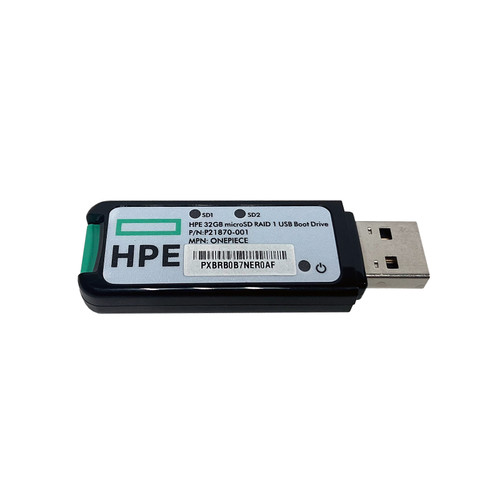 HPe P21868-B21 32GB MicroSD RAID1 USB Boot Device P21870-001 P23103-001