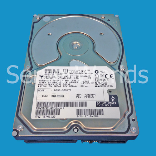 IBM 36L9803 9GB SCSI Drive 07N3120