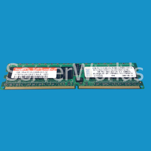 Barrette Mémoire IBM 1Go DDR2 400MHz (PC2-3200) RDIMM ECC - 39M5808