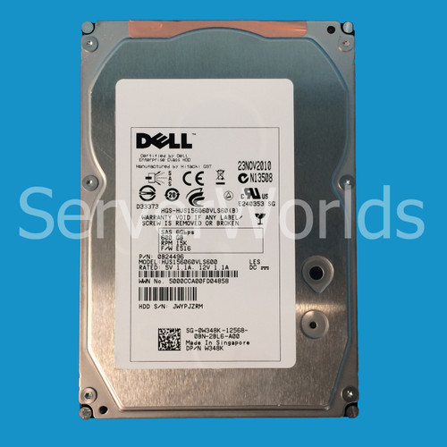 Dell W348K 600GB 15K RPM SAS 3.5インチ HD 並行輸入品 Dell W348K 600GB 6G 15k RPM SAS Disk - SCSI, SAS \u0026 SSD Hard Disk