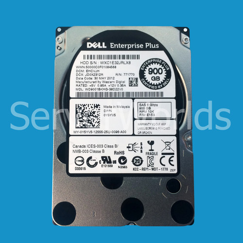Dell Y5YV5 | EqualLogic 900GB 10K Enterprise Plus Hard Drive - Serverworlds