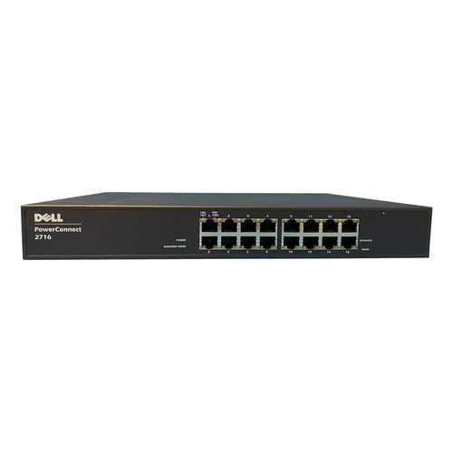 Dell XJ078 | Powerconnect 2716 16 Port Gigabit Switch - Serverworlds
