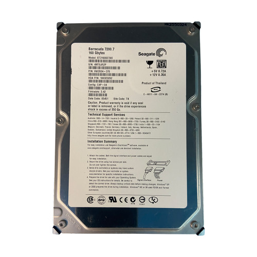 Seagate ST3160827AS, 9W2934-370 - Serverworlds