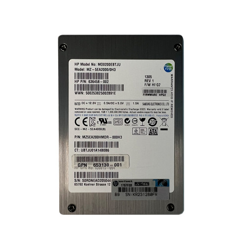 その他 Buhvvbv HP 636458-002 | MO0200EBTJU - Serverworlds