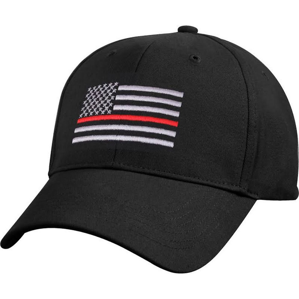 thin red line fitted hat