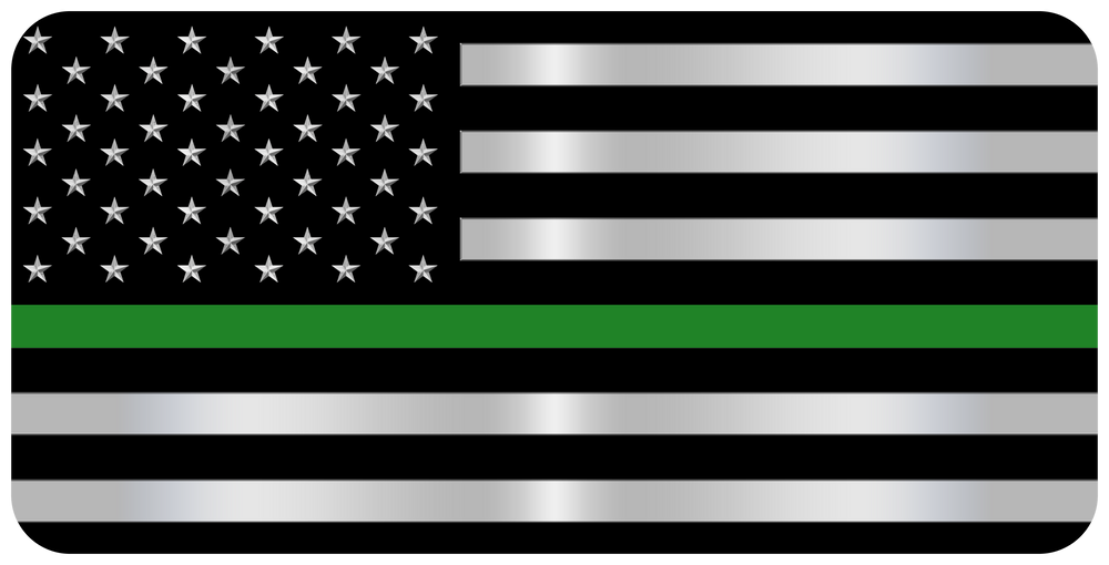Thin Green Line Flag