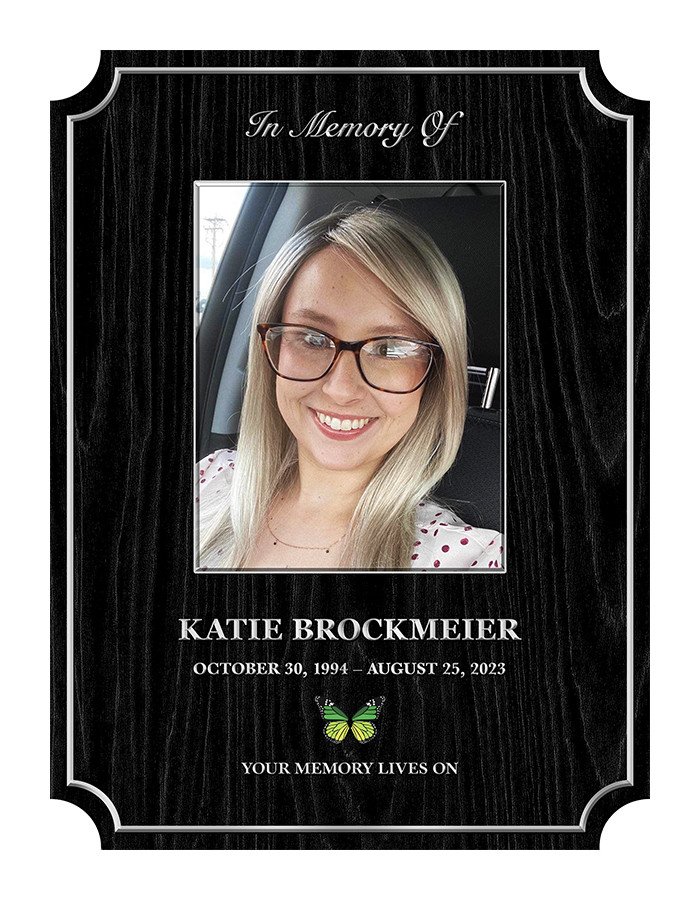 CUSTOM MEMORIAL PLAQUE (CMPR1) - PERSONALIZED