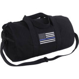 Thin Blue Line Canvas Shoulder Duffle Bag