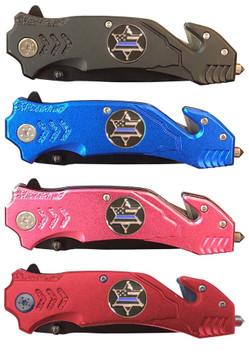 Rescue Tool Knife - Blue Line Emblems