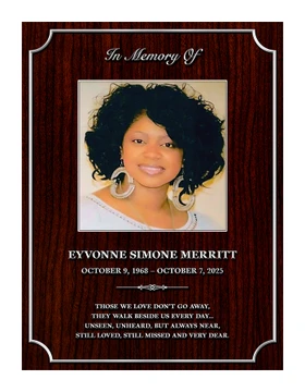 CUSTOM MEMORIAL PLAQUE (CMPR1) - PERSONALIZED