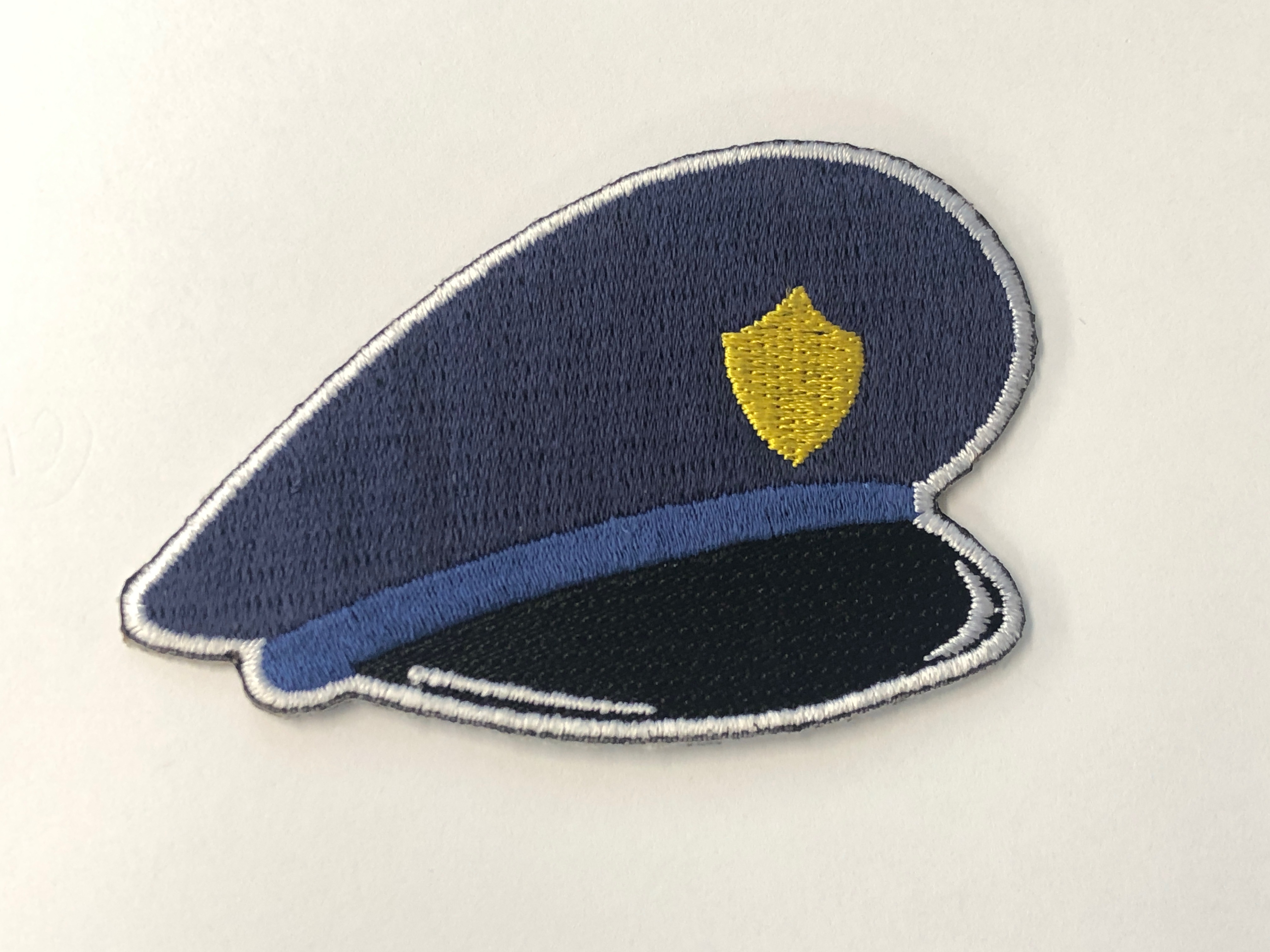 Police Hat Patch - PatchPlaques.com
