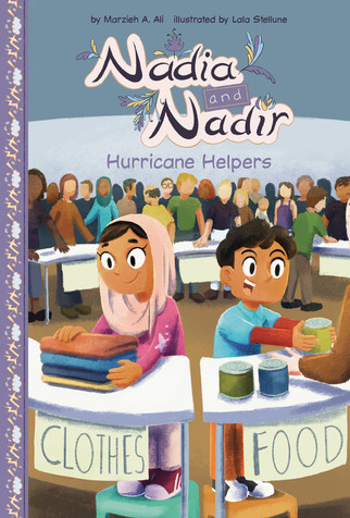 Nadia and Nadir Series: Hurricane Helpers - Library Bound Hardcover image