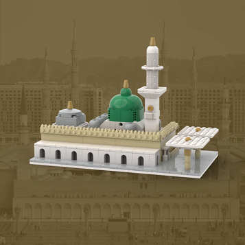 Masjid An Nabawi - Islamic Building Blocks Set of the Prophet's Mosque Image Masjid An Nabawi - Islamic Building Blocks Set of the Prophet's Mosque Image