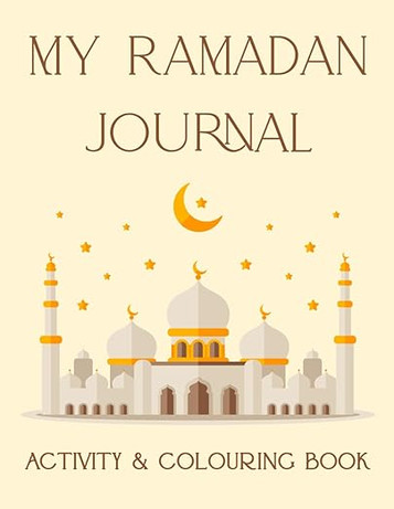 My Ramadan Journal: Activity & Coloring Book - Beige Color image
