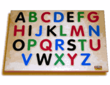 Capital Alphabet Educational puzzle image Capital Alphabet Educational puzzle image