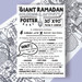 The Giant Ramadan Coloring & Activity Poster image