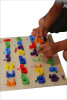 Arabic Alphabet Wooden Puzzle Board: 28 3D pieces image 3