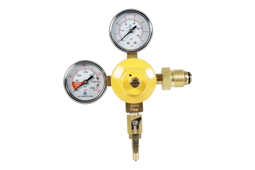 Primary Nitrogen Regulator - 2 Gauge - 100psi Working Pressure