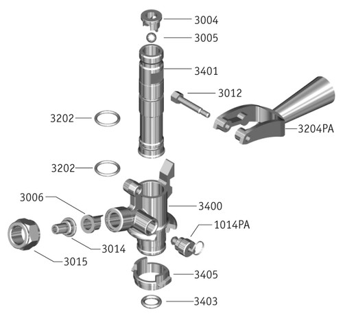 Keg Couplers | G System - Black Lever Handle For Sale | Ultra Flow