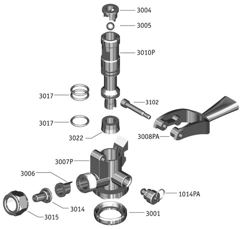 Keg Couplers | G System - Black Lever Handle For Sale | Ultra Flow