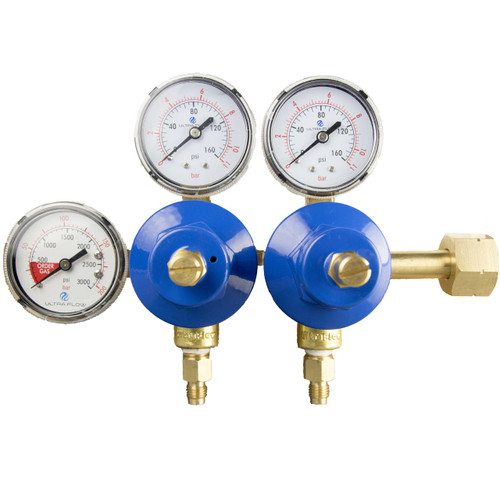 Primary CO2 Regulator- Soft Drink - 2 Pressure 2 Product - 130psi Working Pressure