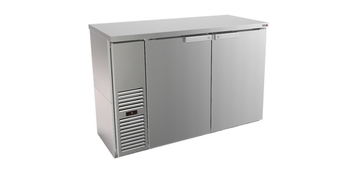 Ultra Flow Back Bar Refrigerator - 59-1/2" - Stainless Steel