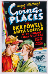 Going Places is a 1938 American musical comedy film directed by Ray Enright. Dick Powell plays a sporting goods salesman who is forced to pose as a famous horseman as part of his scheme to boost sales and gets entangled in his lies.