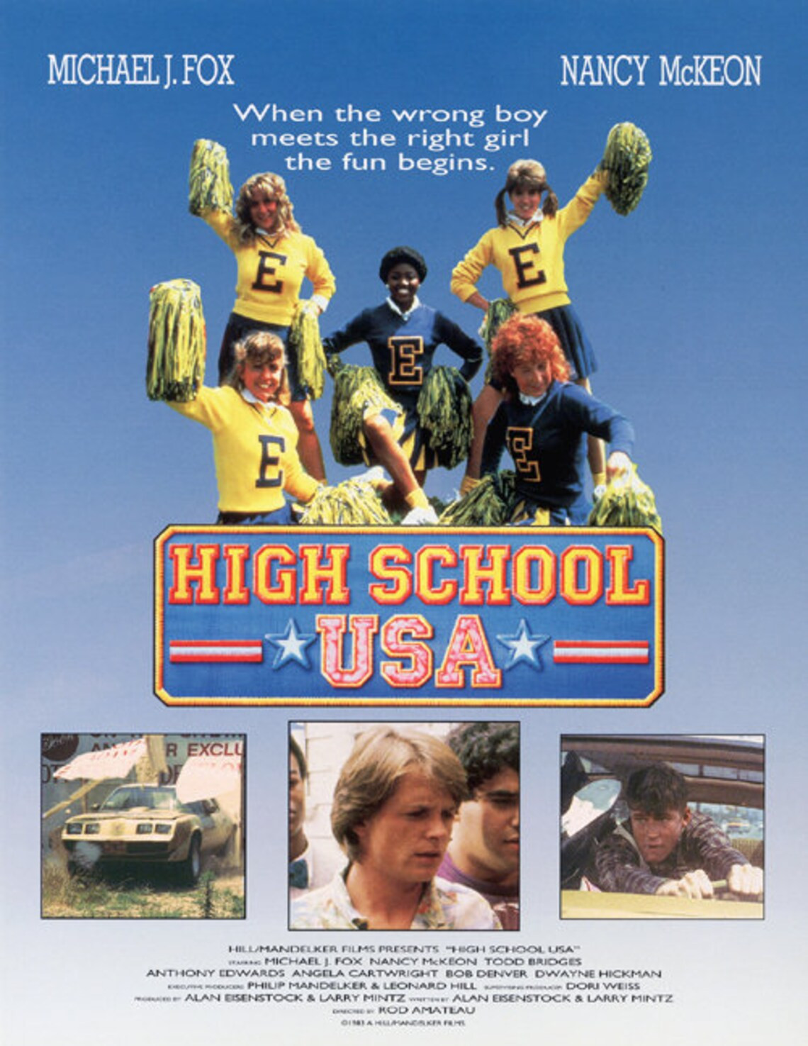 high school usa 1983 dvd Michael J. Fox, Todd Bridges, Crispin