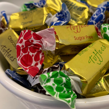 Sugar Free Assorted Toffees 10 lb. case Sugar Free Assorted Toffees 10 lb. case