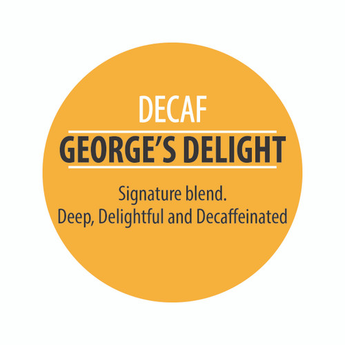 Decaf George's Delight (House Blend) Whole Bean 5 lb. bag