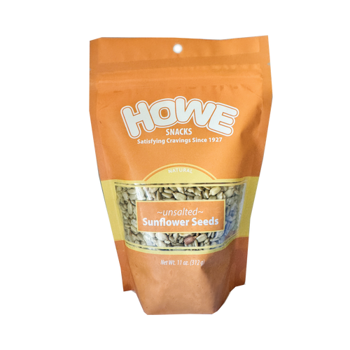 Howe Snacks Unsalted Sunflower Seeds 11 oz. Bag