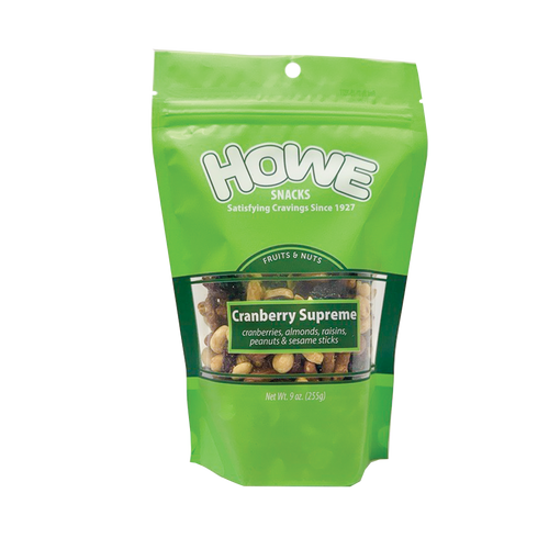 Howe Snacks Cranberry Nut Mix 9 oz. Bag