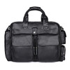 Exquisite Large Soft Black Leather Attaché