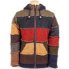 Patchwork - Men's Wool Knit Hooded Jacket