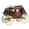 Stagecoach 1848. 1:10 Deluxe Wooden and Metal Model Kit