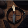 Damascus Drop Point Hunter by BNB Knives