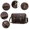 Crazy Horse Leather Crossbody Bag