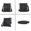 Casual Small Black Leather Business Bag