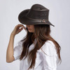 Bushman - Womens Leather Outback Hat